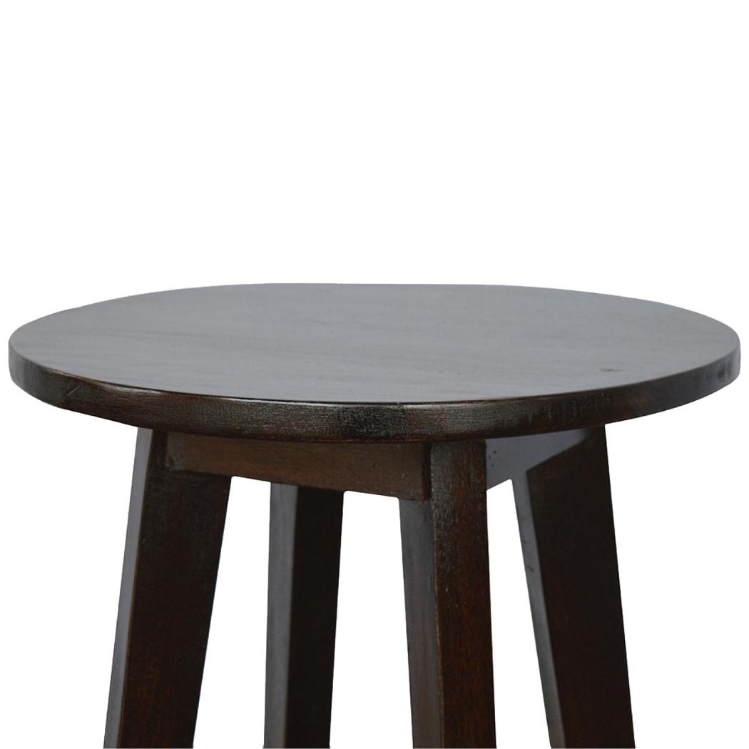 Bar Stool | Walnut Finish | Undercarriage Support