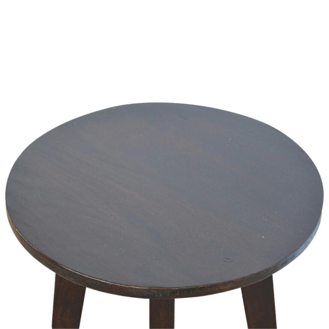 Bar Stool | Walnut Finish | Undercarriage Support