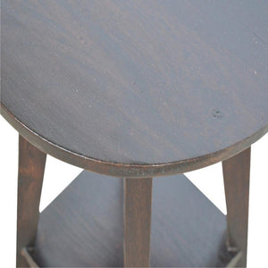 Bar Stool | Walnut Finish | Undercarriage Support