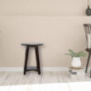 Bar Stool | Walnut Finish | Undercarriage Support