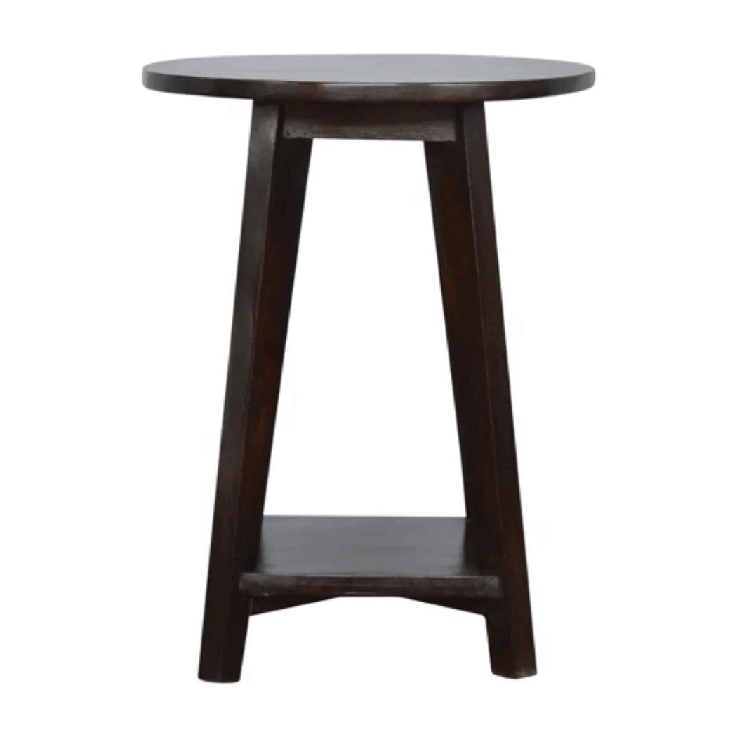 Bar Stool | Walnut Finish | Undercarriage Support