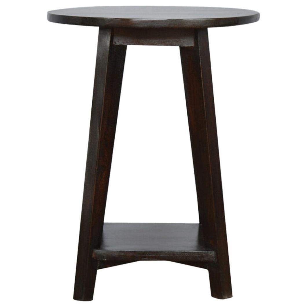 Bar Stool | Walnut Finish | Undercarriage Support