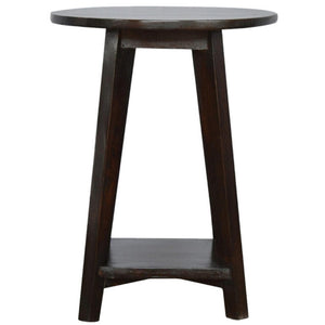Bar Stool | Walnut Finish | Undercarriage Support