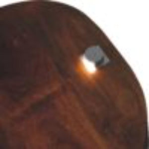 Bedside Table with Reading Light | Chestnut Finish | Integrated Bedside Lighting