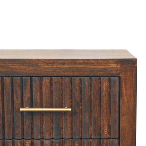 Belmont 2 Drawer Bedside Table | Natural Timber Nightstand | Bedroom Storage