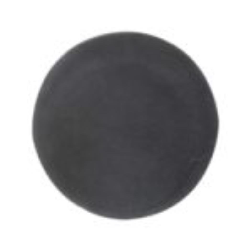 Black Velvet Footstool | Solid Mango Wood Base | Compact Accent Seating