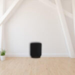 Black Velvet Footstool | Solid Mango Wood Base | Compact Accent Seating