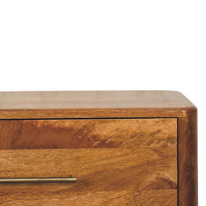 Bola Three Drawer Chest | Rounded Bedroom Storage