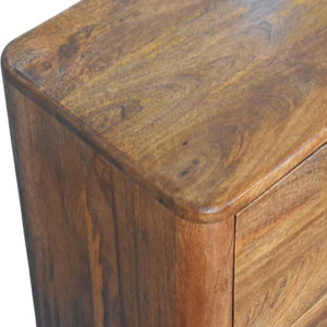 Bola Three Drawer Chest | Rounded Bedroom Storage
