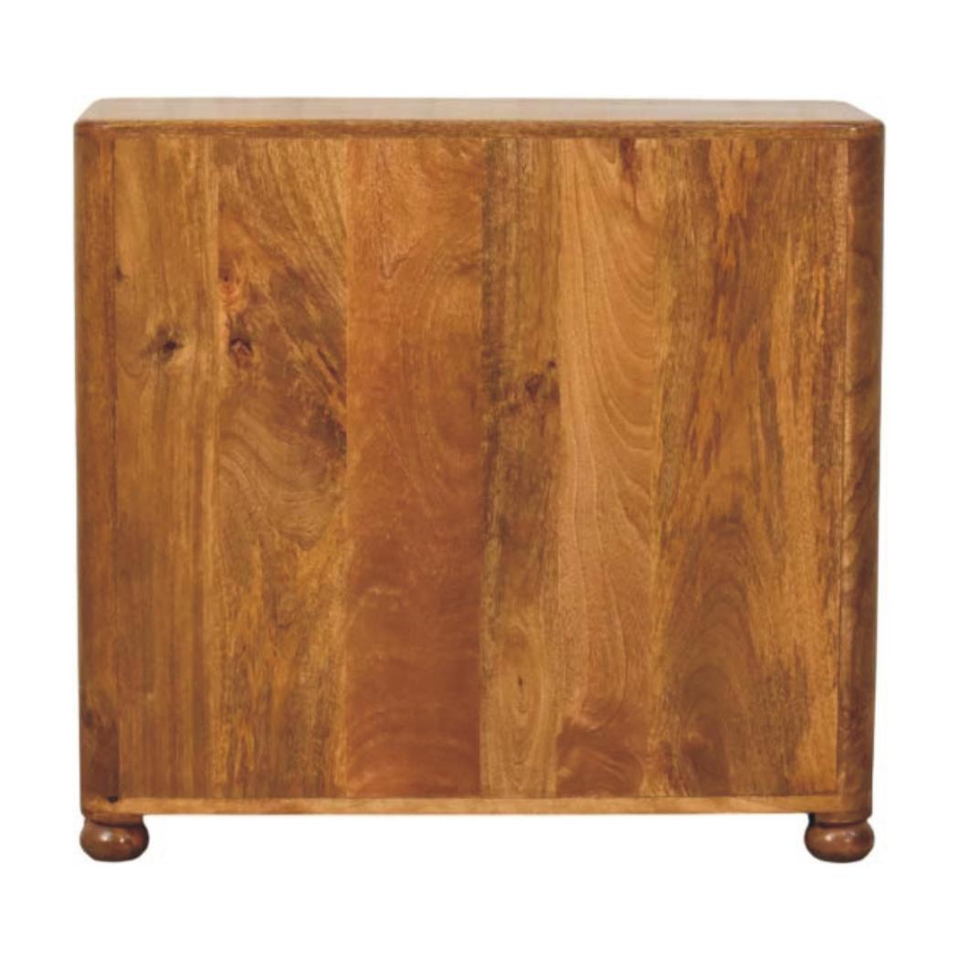 Bola Three Drawer Chest | Rounded Bedroom Storage