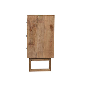 Bone Inlay Chest of Drawers | Solid Mango Wood | U-Shape Design | Hand-Inlaid Fronts