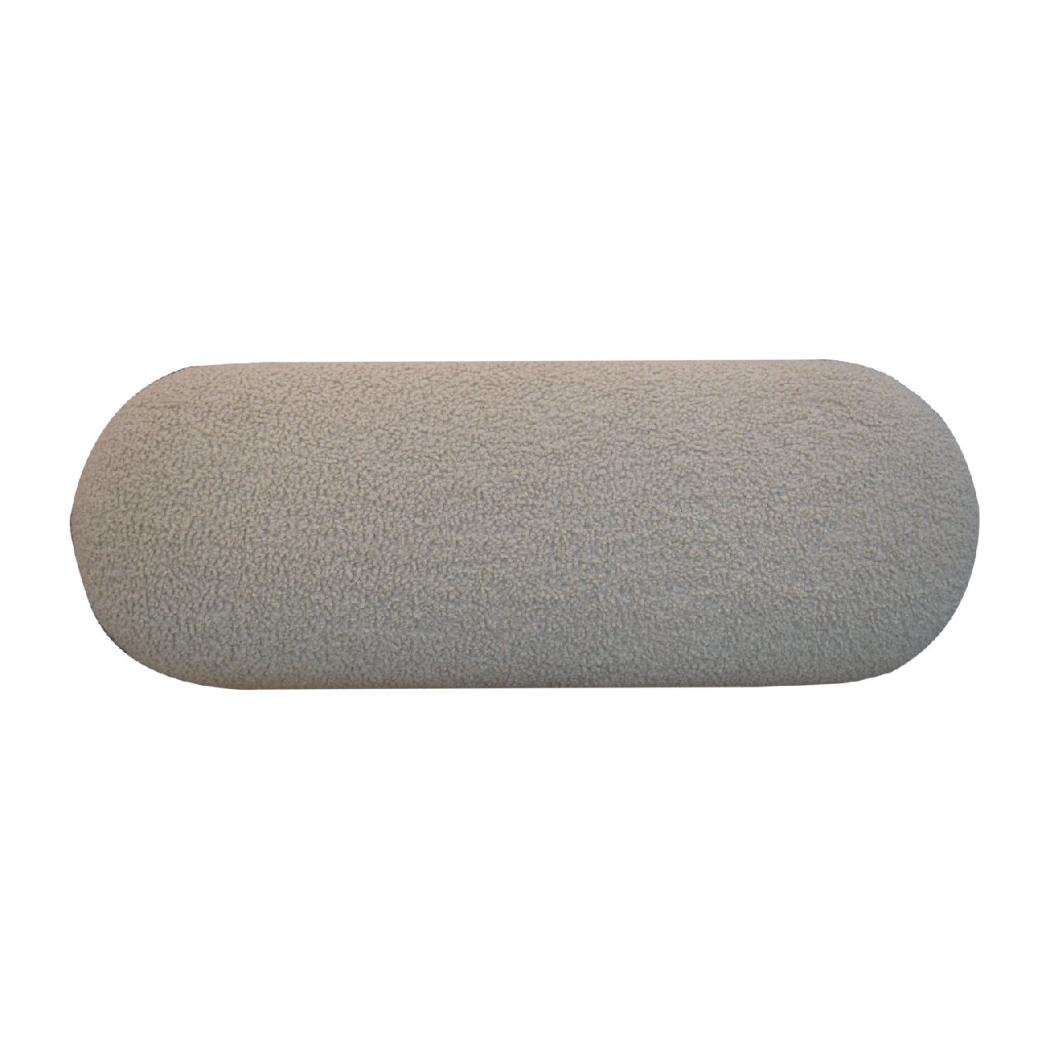 Bouclé Hallway Bench | Upholstered Entryway Seat | Soft Textured Design