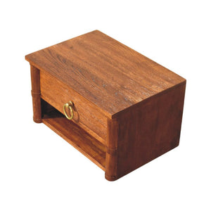 Box Frame Wall Nightstand | Minimalist Design | Space-Saving Bedroom Furniture