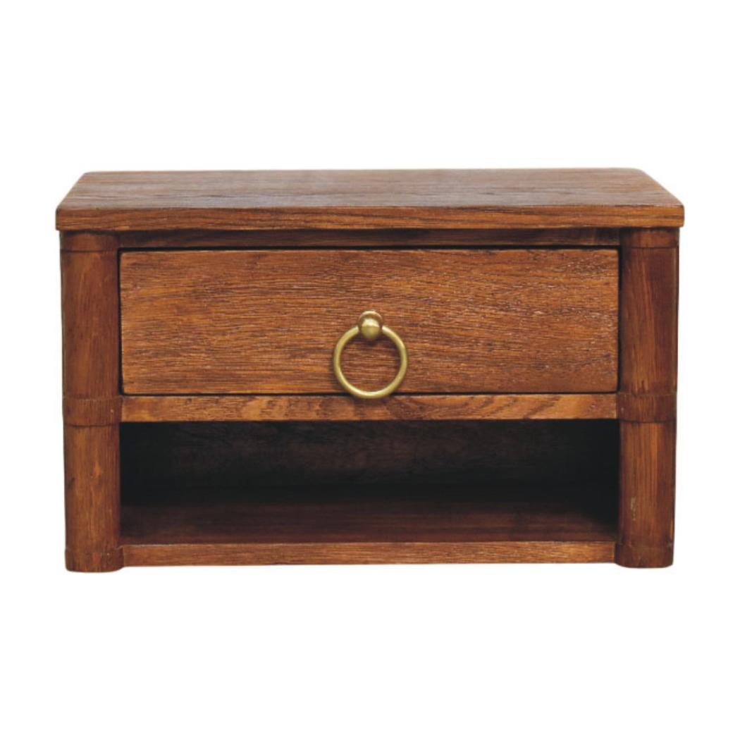 Box Frame Wall Nightstand | Minimalist Design | Space-Saving Bedroom Furniture