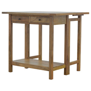 Breakfast Table Set | Table with 2 Stools | Compact Dining Furniture