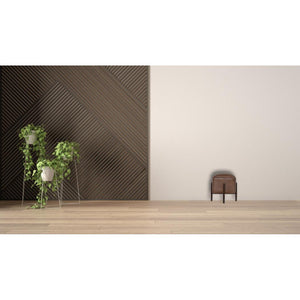Brown Leather Footstool | Solid Leather | Solid Mango Wood Legs | Compact Accent Seating