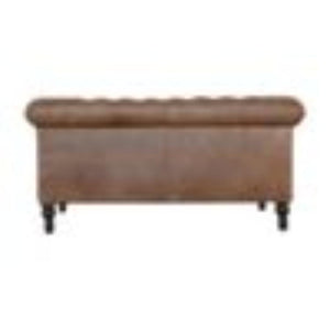 Buffalo Leather Chesterfield Chair | Solid Leather | Deep Button Upholstery | Classic Seating