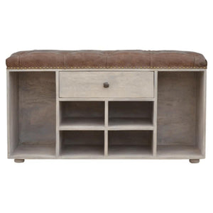 Buffalo Shoe Cabinet | 4 Slot Storage | Hallway Organiser