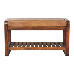 Buffalo Slatted Hallway Bench | Entryway Seating