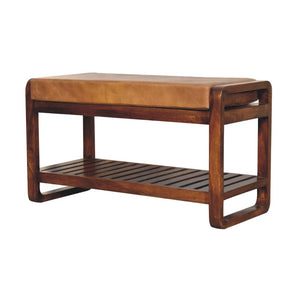 Buffalo Slatted Hallway Bench | Entryway Seating