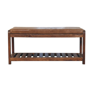 Buffalo Slatted Hallway Bench | Entryway Seating