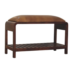Buffalo Slatted Square Bench | Structured Accent Seating | Textured Design