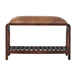 Buffalo Slatted Square Bench | Structured Accent Seating | Textured Design