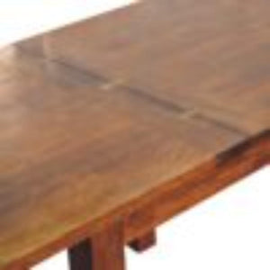 Butterfly Dining Table | Chestnut Finish | Extendable Dining Design