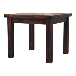 Butterfly Dining Table | Solid Mango Wood | California Walnut Finish | Extendable