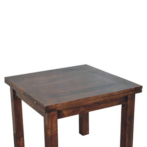 Butterfly Dining Table | Solid Mango Wood | California Walnut Finish | Extendable