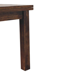 Butterfly Dining Table | Solid Mango Wood | California Walnut Finish | Extendable