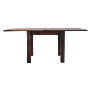 Butterfly Dining Table | Solid Mango Wood | California Walnut Finish | Extendable