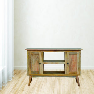 Cabin Media Unit | 2 Cabinets & 2 Drawers | TV Entertainment Storage