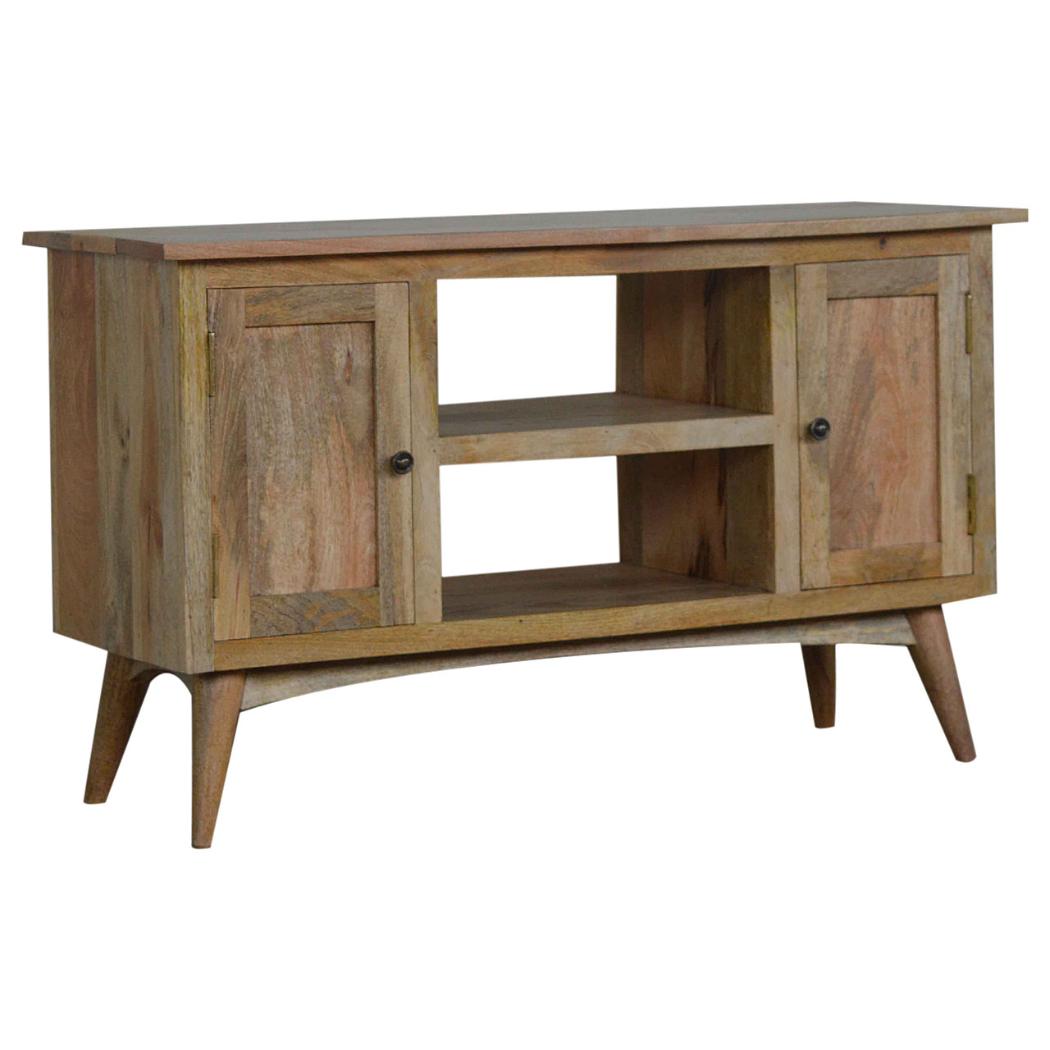Cabin Media Unit | 2 Cabinets & 2 Drawers | TV Entertainment Storage
