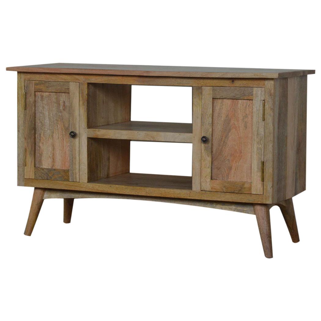 Cabin Media Unit | 2 Cabinets & 2 Drawers | TV Entertainment Storage