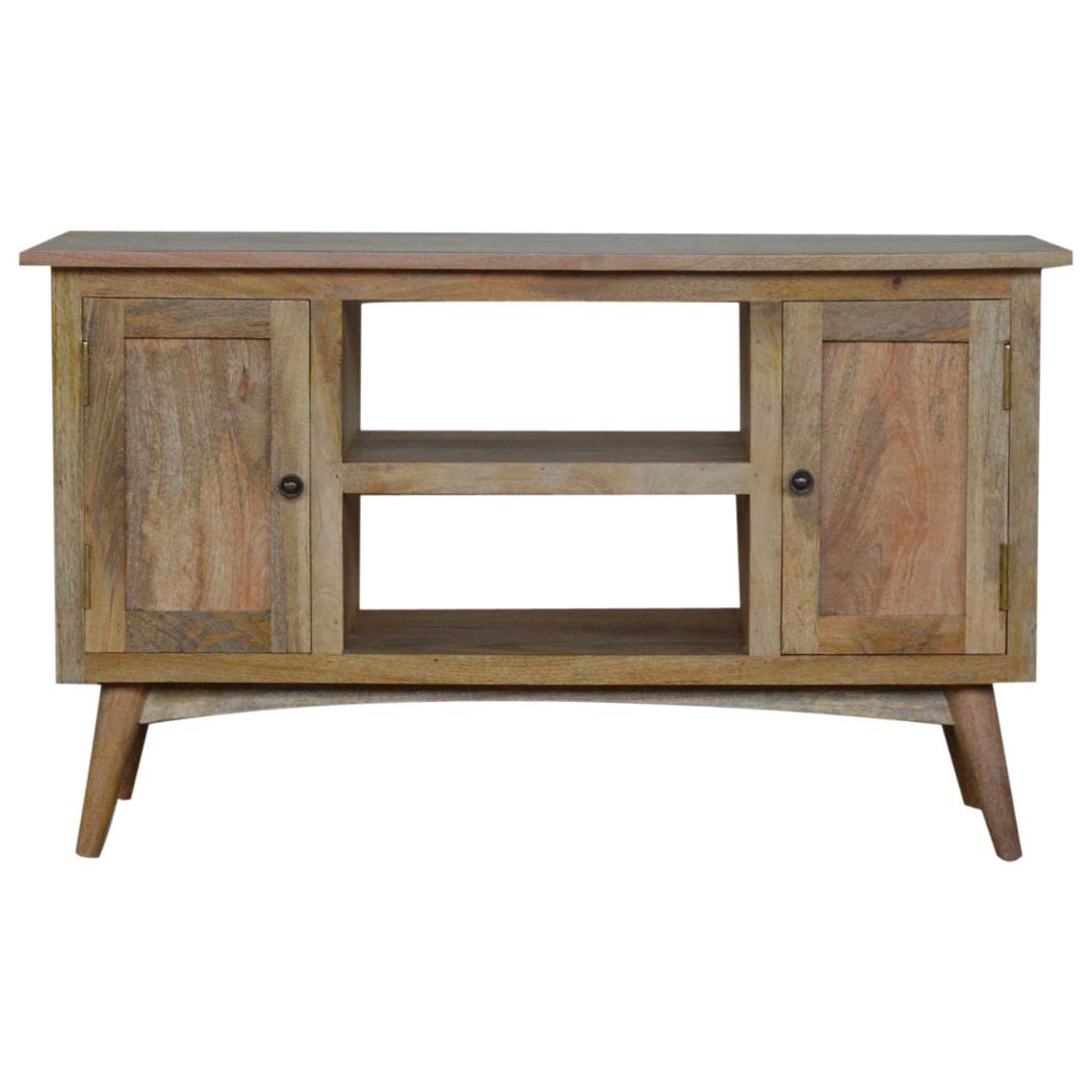 Cabin Media Unit | 2 Cabinets & 2 Drawers | TV Entertainment Storage