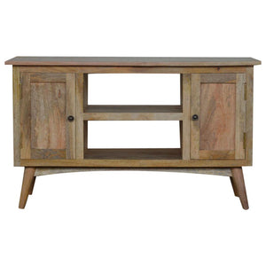 Cabin Media Unit | 2 Cabinets & 2 Drawers | TV Entertainment Storage
