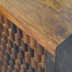 Cadiz Carved Cabinet | Artisan-Inspired Storage Cupboard