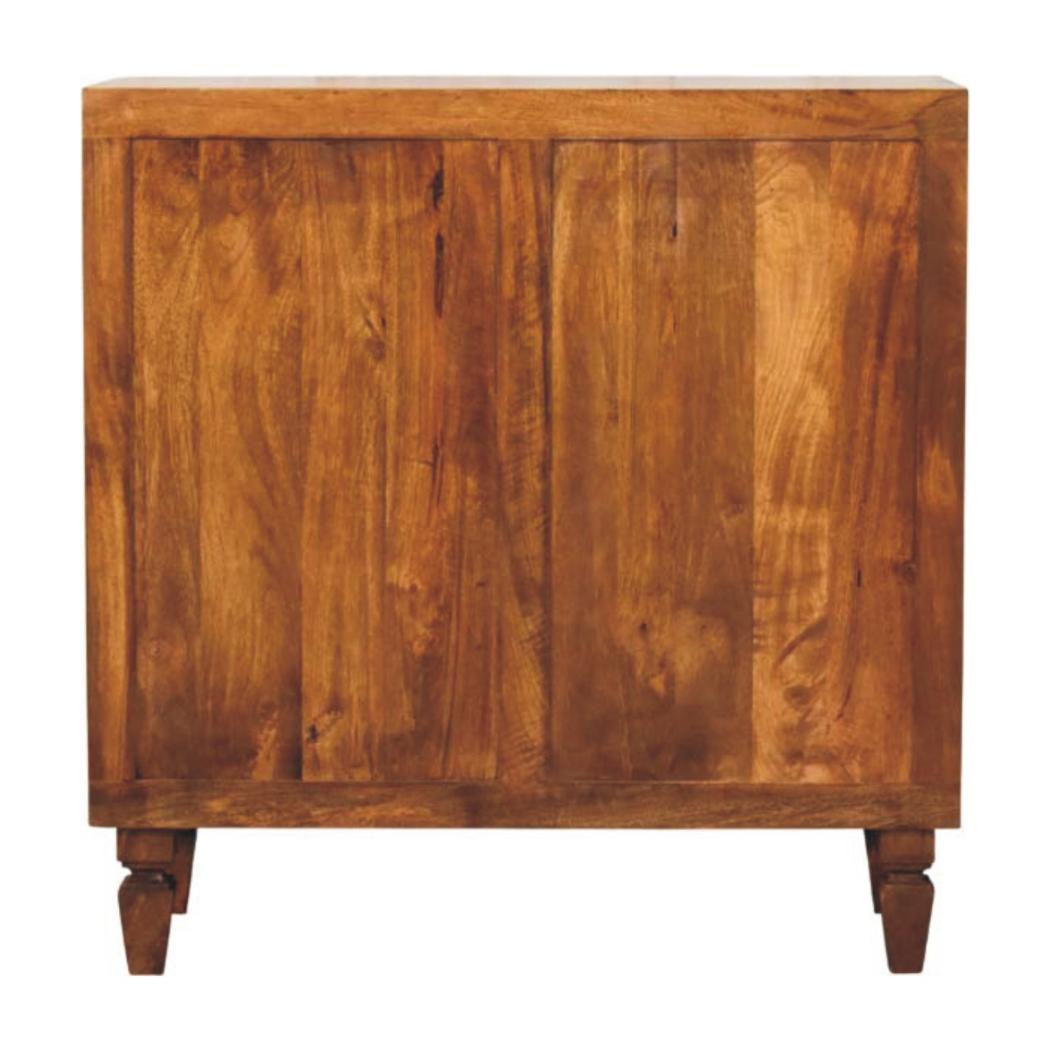 Cadiz Carved Cabinet | Artisan-Inspired Storage Cupboard