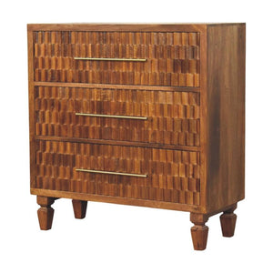 Cadiz Carved Chest | Handcrafted Timber Storage Chest