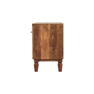 Cadiz Carved Entryway Shoe Cabinet | Carved Detailing | Hallway Storage