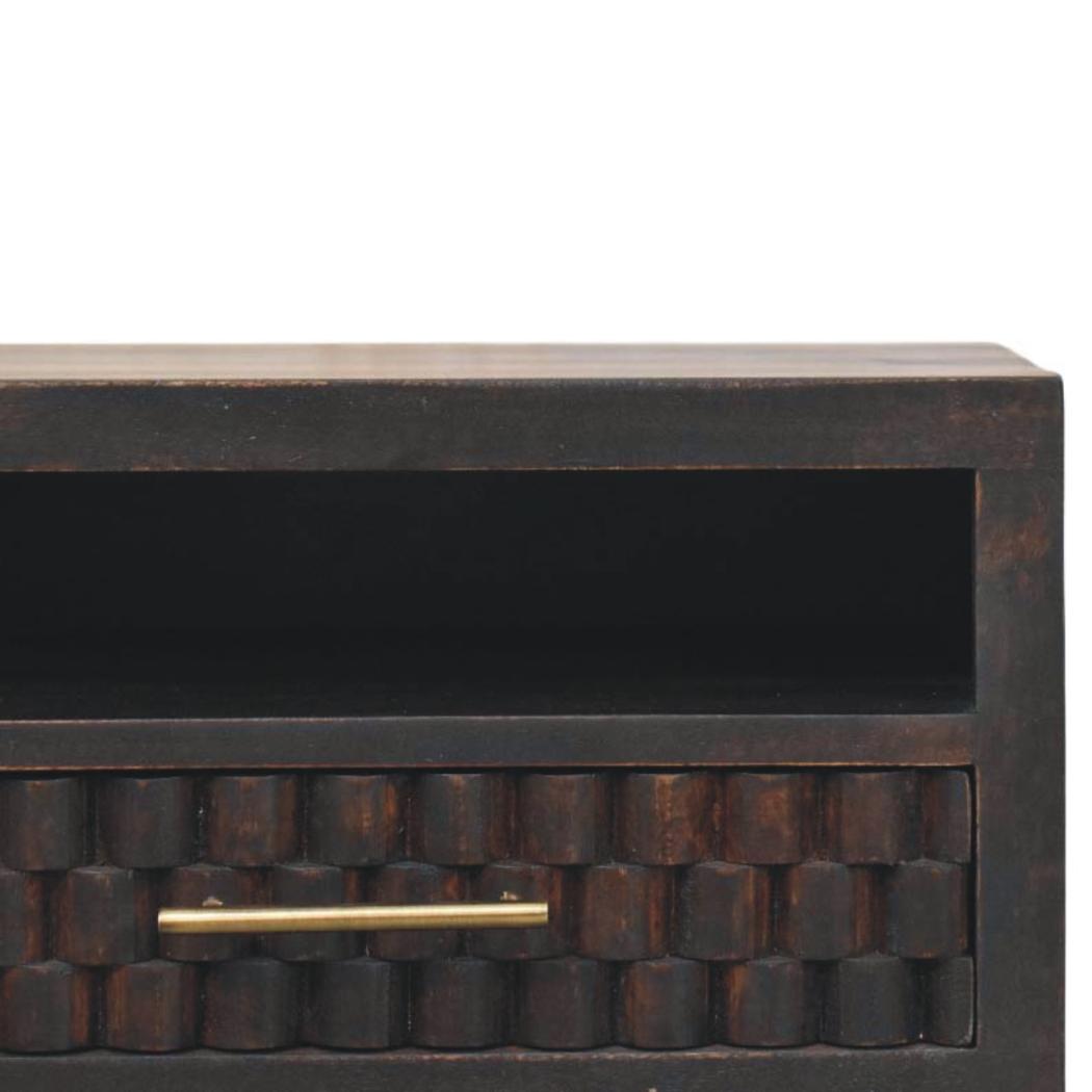 Cadiz Carved Open-Slot Bedside | Carved Detailing | Bedroom Furniture