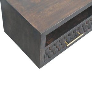 Cadiz Carved Open-Slot Bedside | Carved Detailing | Bedroom Furniture