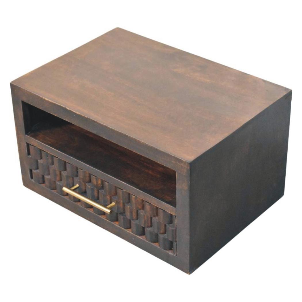 Cadiz Carved Open-Slot Bedside | Carved Detailing | Bedroom Furniture