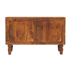 Cadiz Carved Shoe Bench | Timber Entryway Bench