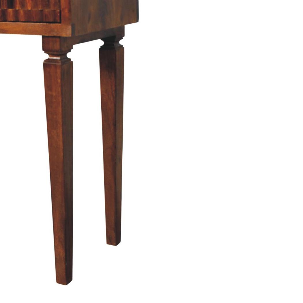 Cadiz Textured Console Table | Slim Hallway Furniture | Sculptural Design