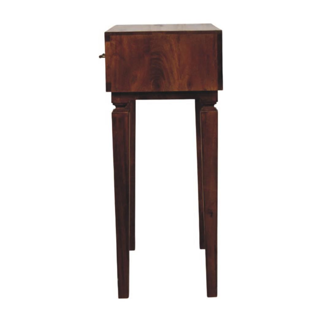Cadiz Textured Console Table | Slim Hallway Furniture | Sculptural Design