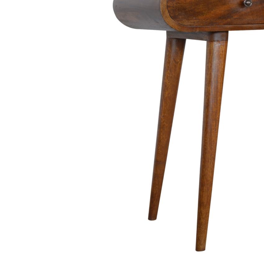 Capsule Mango Wood Console Table | Chestnut Finish | 2 Drawers