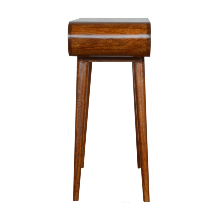 Capsule Mango Wood Console Table | Chestnut Finish | 2 Drawers