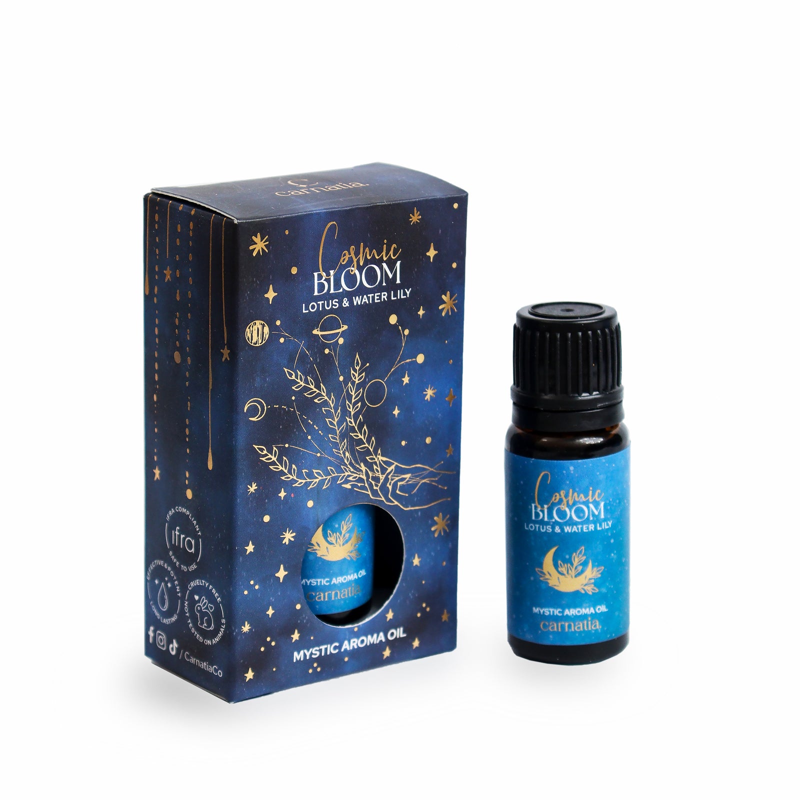 Carnatia Starry Spell Cosmic Bloom Aroma Oil 10mL | Lotus & Water Lily Home Fragrance